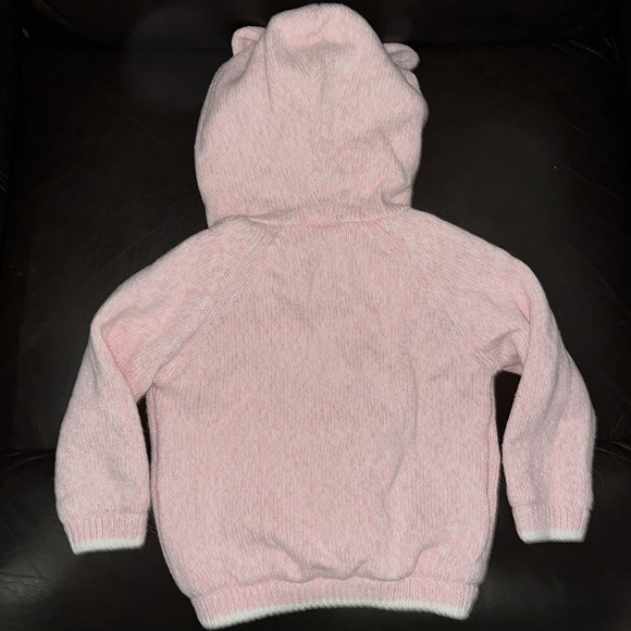 Gymboree Pink Hooded button up sweater 6-12 months - Picture 4 of 4